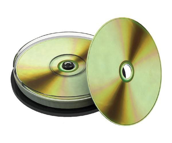 MediaRange Professional Line - 10 x CD-R - 700 MB (80min) 52x - skinande guld - återskrivbar yta, silcscreenskrivbar yta, offsetskrivbar yta - spinde