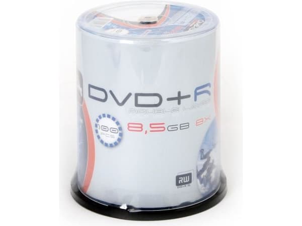 Freestyle DVD+R DL 8,5 GB 8x 100 kappaletta (40872)