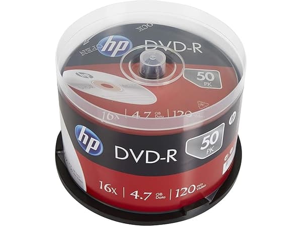 HP DME00025, DVD+R, 50 stykker, 4,7 GB