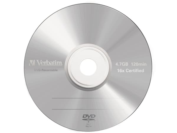 Verbatim 43518, DVD-R, 120 mm, Smykkeskrin, 1 stykker, 4,7 GB