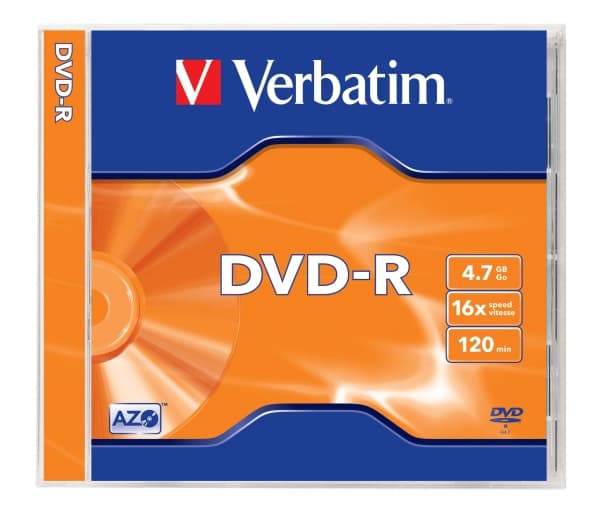Verbatim 43518, DVD-R, 120 mm, Smykkeskrin, 1 stykker, 4,7 GB