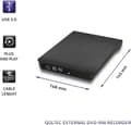 Miniatyrbild 2 av 5: Qoltec 51857 Extern DVD-RW-inspelare | USB 3:0 | Svart
