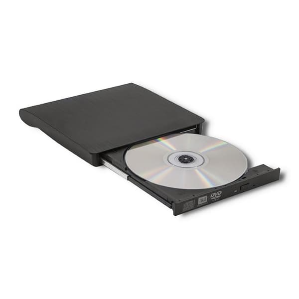 Qoltec 51857 ulkoinen DVD-RW-tallennin |USB 3:0|Musta