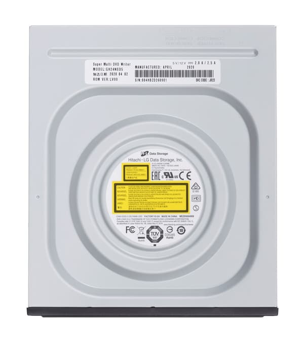 LG GH24NSD5 optinen levyasema Sisäinen musta DVD Super Multi DL