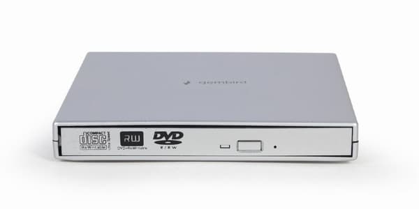 Gembird DVD-USB-02-SV optinen levyasema DVD±RW hopea