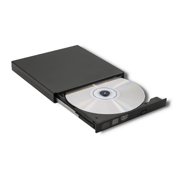 Qoltec 51858 Extern DVD-RW-inspelare | USB 2.0 | Svart