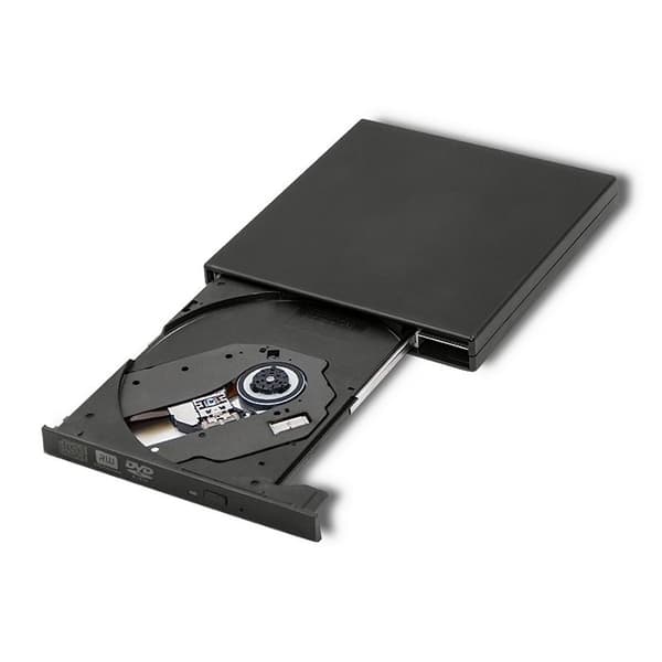 Qoltec 51858 Extern DVD-RW-inspelare | USB 2.0 | Svart