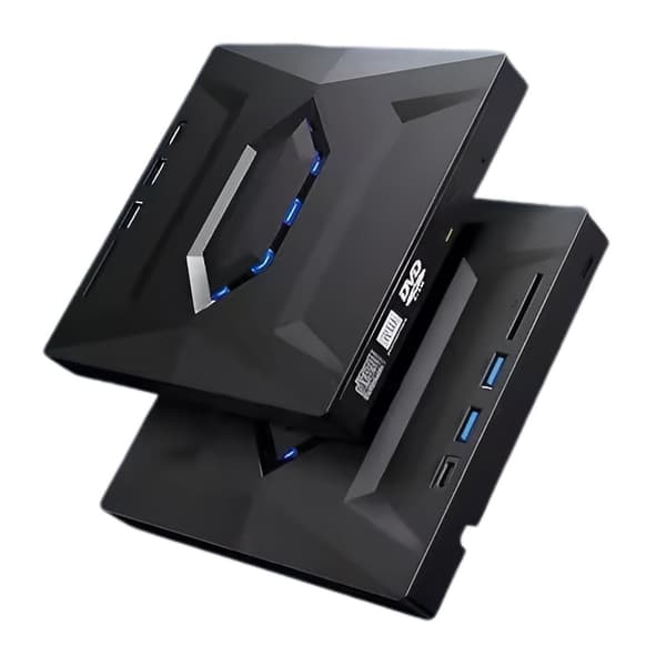 Ekstern CD DVD RW 5-i-1 USB 3.0 optisk drevtype CD