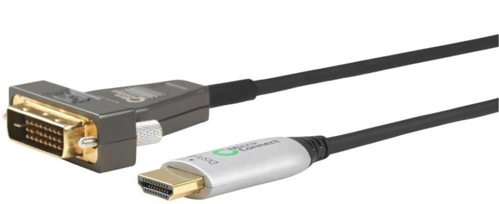 MicroConnect Premium Optic DVI - HDMI cable 50m cable, DVI 24+1 - HDMI 2.0 Support 4K 60Hz,10.2Gbps, EDID/HDCP2.2