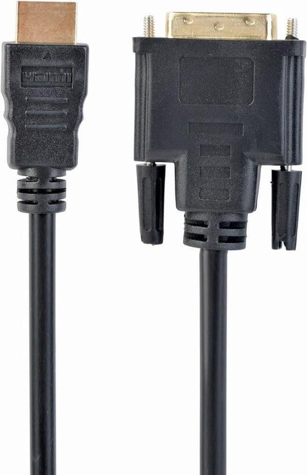 Gembird 3m, HDMI/DVI, M/M DVI-D Sort