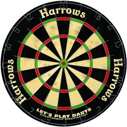 Dartboard HARROWS LET'S PLAY DARTS