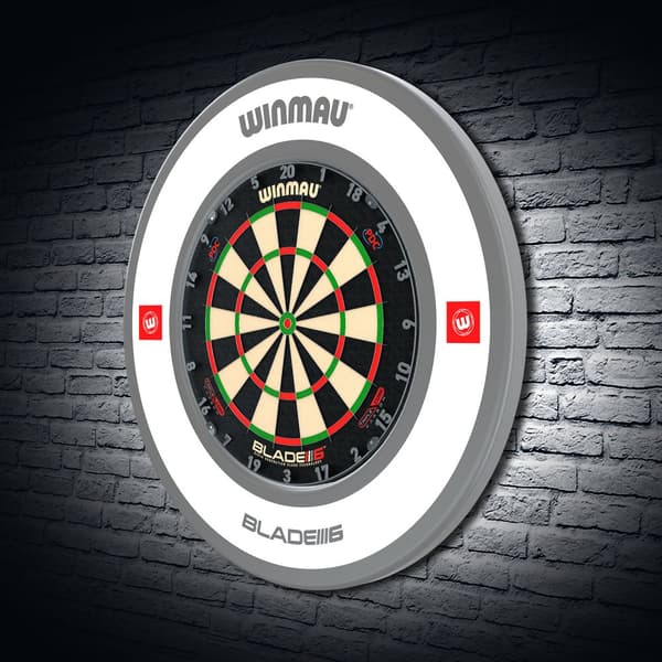 Winmau Pro Line 1.0 darttavla med vit ram