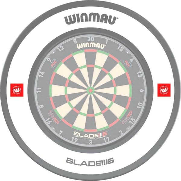 Winmau Pro Line 1.0 darttavla med vit ram