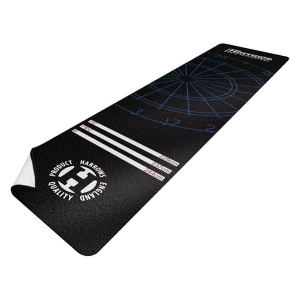 Harrows Nylon Dart-måtte Black 300cm x 65cm