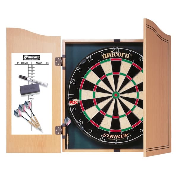 Unicorn Striker Home Dartboard Cabinet Set