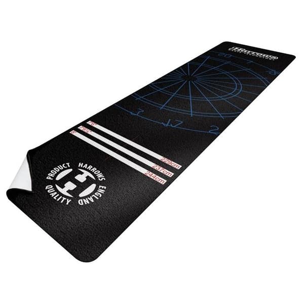 Harrows Nylon Dart-matta Black/White One Size