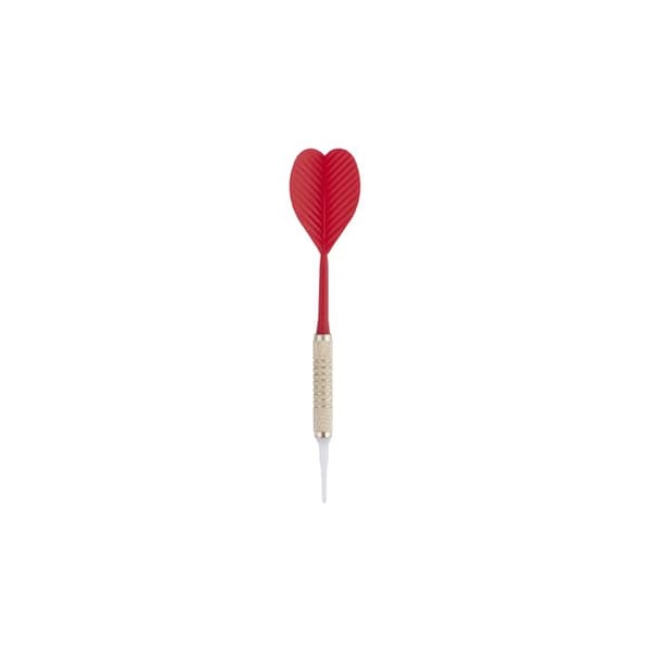 Darttavla med plastspetsar - NO NAME - 45 cm - Levereras med 6 pilar - Hängs på väggen