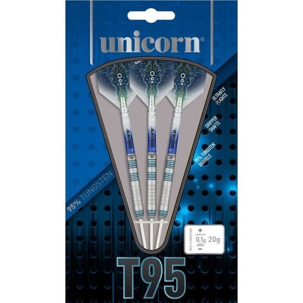 Unicorn dart Core XL T95 stålspets 25g tungsten silver