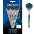 Miniatyrbild 1 av 3: Unicorn dart Core XL T95 stålspets 25g tungsten silver