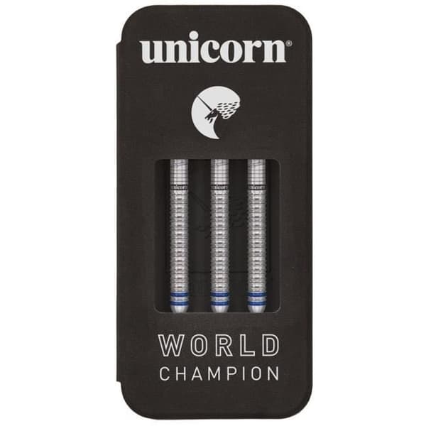 Set med 4 Unicorn Gary Anderson Phase 3 90% Tungsten Dart, Vikt 21g - Blå