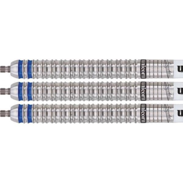 Set med 4 Unicorn Gary Anderson Phase 3 90% Tungsten Dart, Vikt 21g - Blå