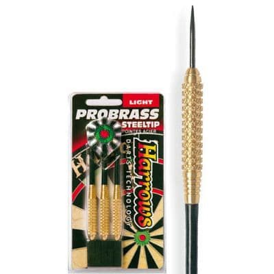 Harrows Pro Brass LIGHT dartset för traditionella mål