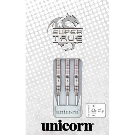 Set med 3 Super Truesteel 90% volfram pilar - UNICORN - vikt 21 gram