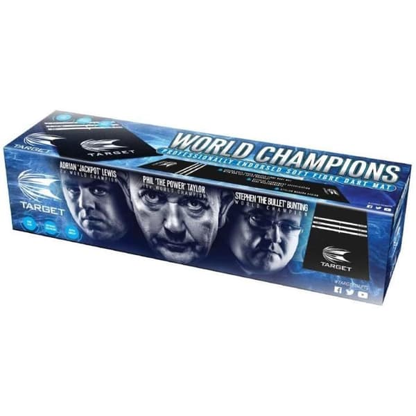 Target Darts 109047 World Champion Dartmatta, unisex vuxen, svart - 10 109048