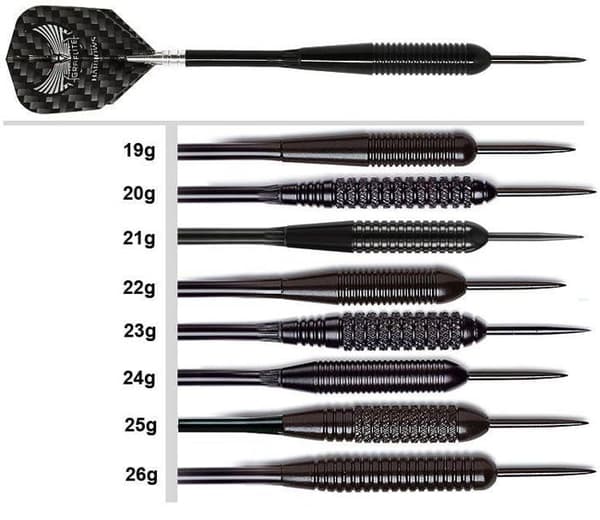 Fléchettes Harrows Black Arrow 21 gram