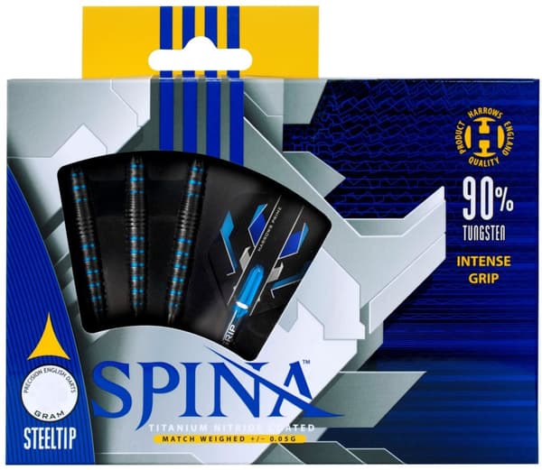 Darts Steeltip HARROWS SPINA BLACK W90 3x26g