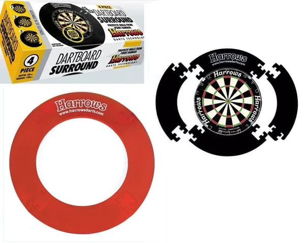 Harrows Sienos apsauga 4 PIECE DARTBOARD SURROUND 9671