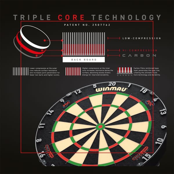 Winmau Blade 6 Triple Core dartskiva