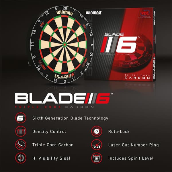 Winmau Blade 6 Triple Core dartskiva