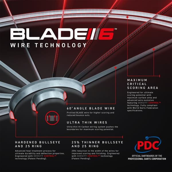 Winmau Blade 6 Triple Core dartskiva