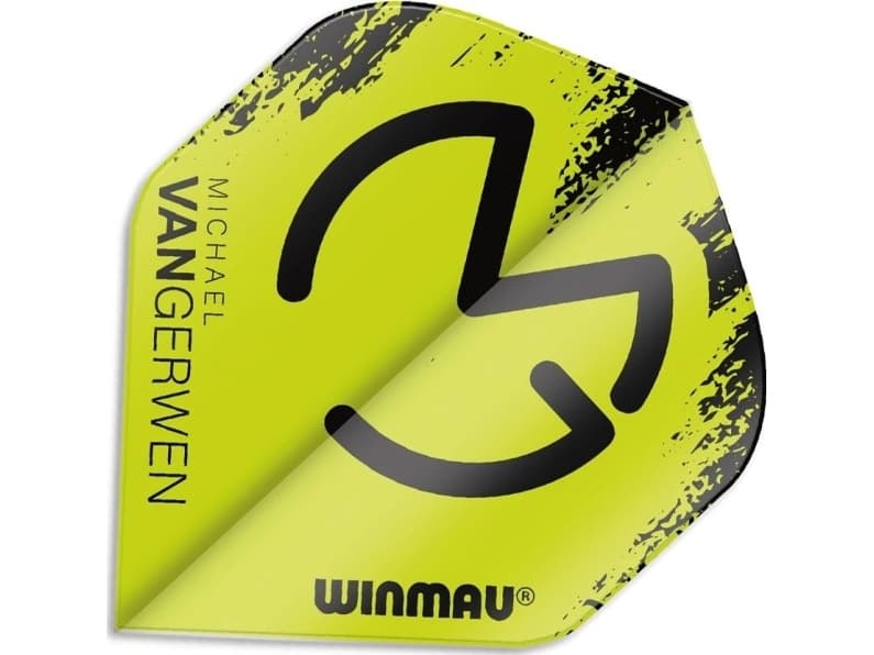 Winmau Spare part Winmau feathers MVG green-black MVG4 green