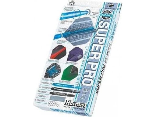 Harrows Darts Super Pro Tune Up Set, Tillbehörskit för dart, Multifärg, 26 styck
