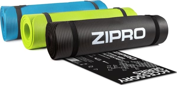 Zipro harjoitusmatto 180 cm x 60 cm x 1 cm musta