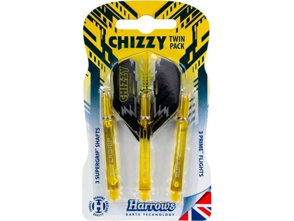 Harrows Harrows Twin Pack Chizzy Supergrip + Prime Feathers