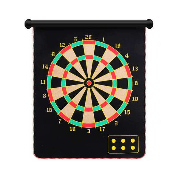 Dubbelsidig magnetisk darttavla / Set med magnetiska pilar S