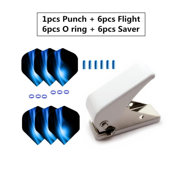 INF Dart tilbehør sett, Dart Punch, Dart Flight Wing Savers, Ring Blå