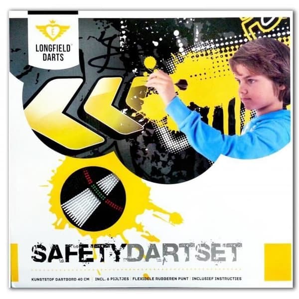 Säker darttavla för barn - Engelhart - Diameter 40 cm - 6 Säkerhetspilar i nylonspets