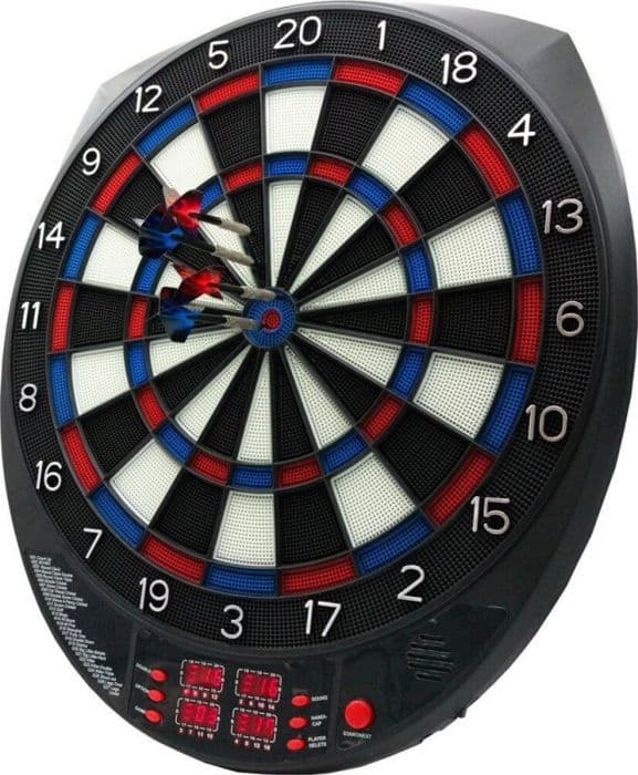 Piltavle Januari DART ELEKTRONISK MED STRÖMFÖRSÖRJNING OCH 4 DELUXE RÄKNARE 56,5 CM PRO