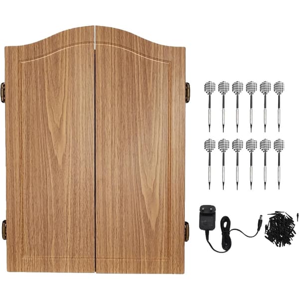 Elektroniskt dartbräde, modern design, väggmonterbart, 27 speltyper,Gul