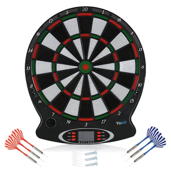 Elektroniskt dartbräde, LCD-poängindikator, inkluderar 6 pilar,1 st