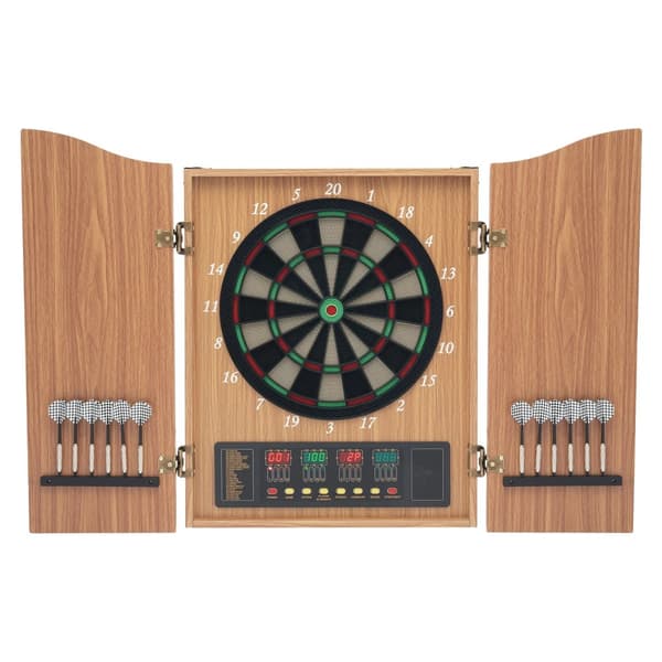 Elektronisk, 4 LED-skärmar, upp till 16 spelare, 38 olika spel,Dartmaskin