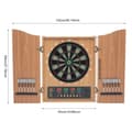 Miniatyrbild 2 av 2: Elektronisk Dartmaskin, 27 Speltyper, Stöder 16 Spelare, 4 LED-skärmar,Gul