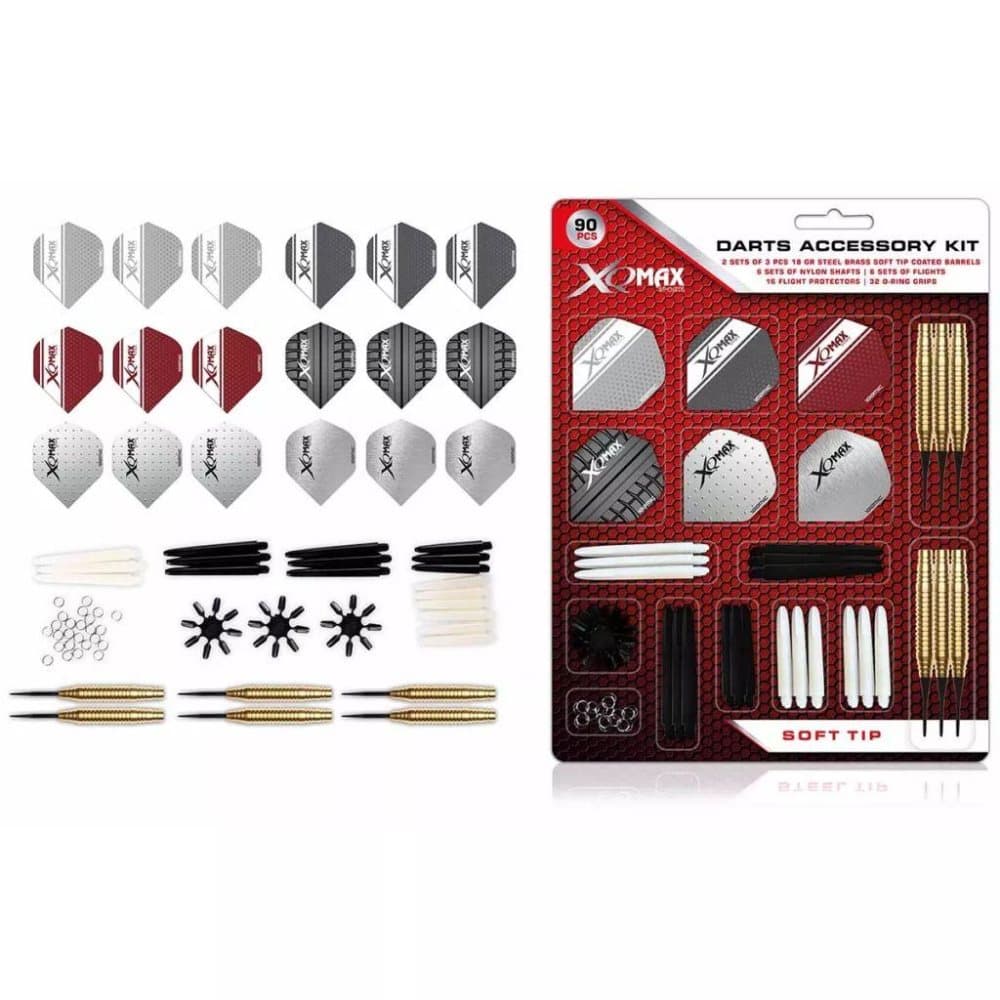 XQmax Darts Dartsett 90 deler 18g myke spisser QD7000710