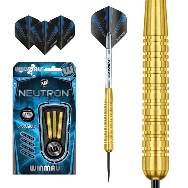 Winmau Neutron dartpile i messingstål