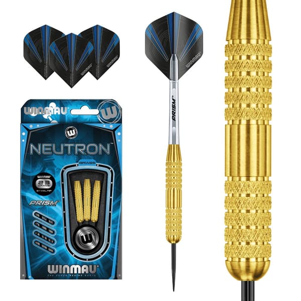 Winmau Neutron dartpile i messingstål