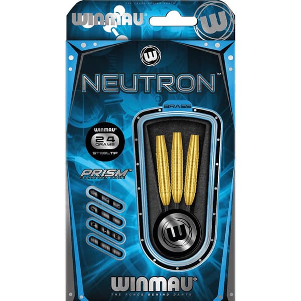 Winmau Neutron dartpile i messingstål